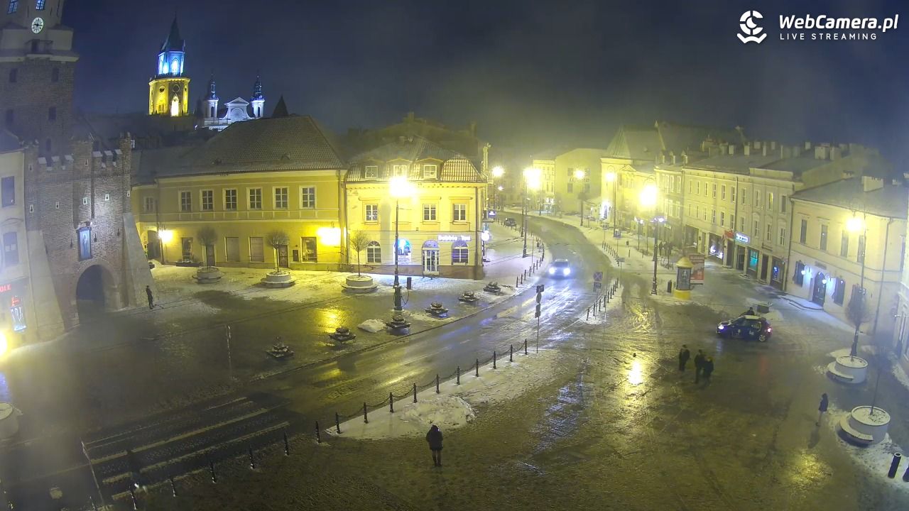 LUBLIN - widok na Bramę Krakowską - 15 luty 2026, 21:17