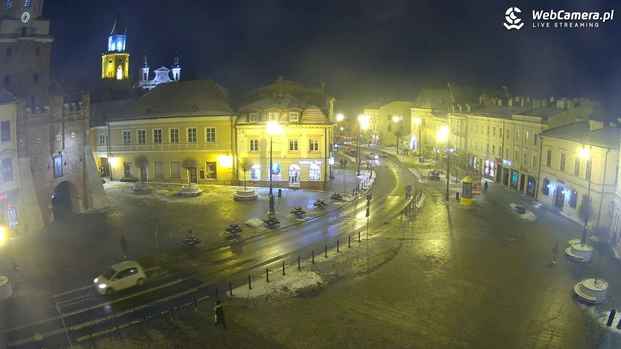 LUBLIN - widok na Bramę Krakowską - 16 luty 2026, 19:34