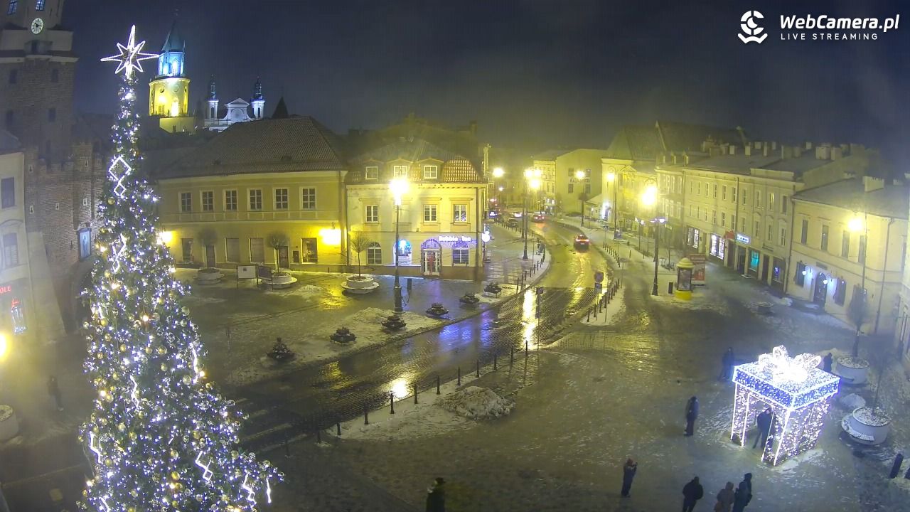 LUBLIN - widok na Bramę Krakowską - 30 grudzień 2025, 22:14