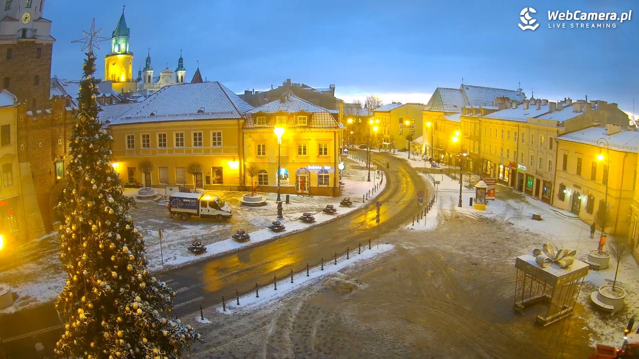 LUBLIN - widok na Bramę Krakowską - 30 grudzień 2025, 07:14