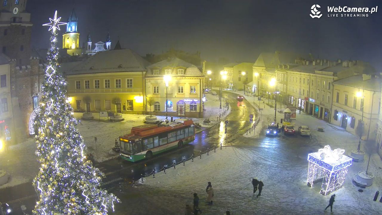 LUBLIN - widok na Bramę Krakowską - 31 grudzień 2025, 23:00