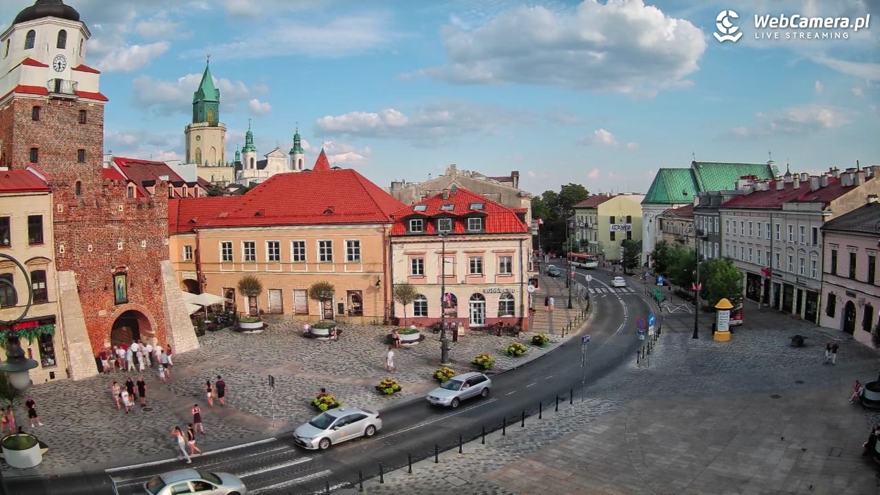 LUBLIN - widok na Bramę Krakowską - 16 sierpień 2026, 17:32