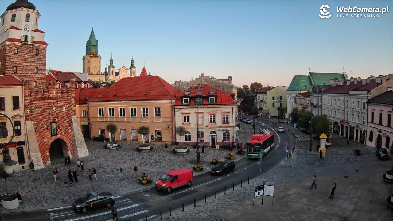 LUBLIN - widok na Bramę Krakowską - 28 wresień 2026, 17:16