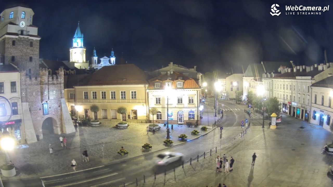 LUBLIN - widok na Bramę Krakowską - 16 sierpień 2026, 22:34