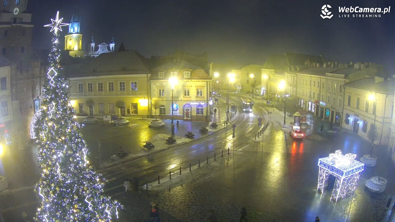 LUBLIN - widok na Bramę Krakowską - 31 grudzień 2025, 19:15