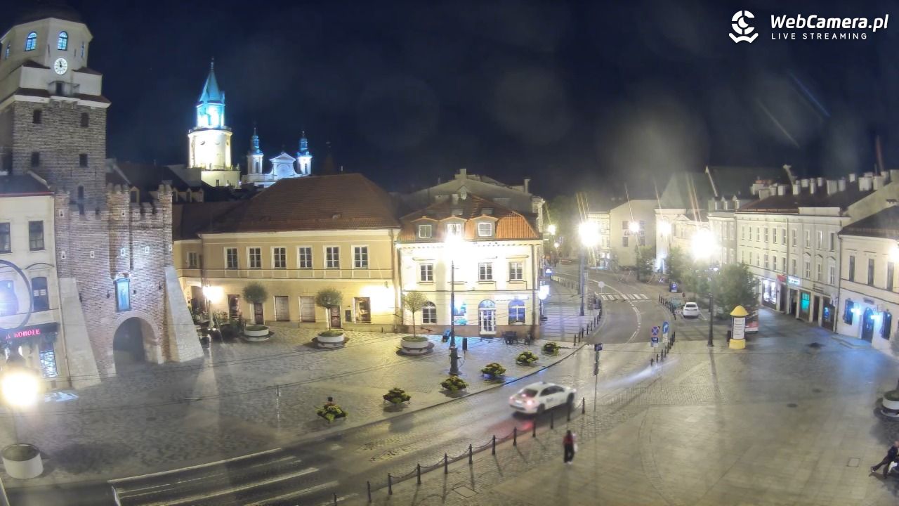 LUBLIN - widok na Bramę Krakowską - 18 sierpień 2026, 22:57