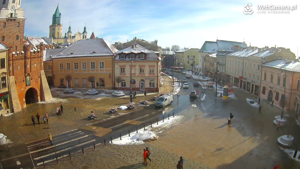 LUBLIN - widok na Bramę Krakowską - 16 luty 2026, 12:55