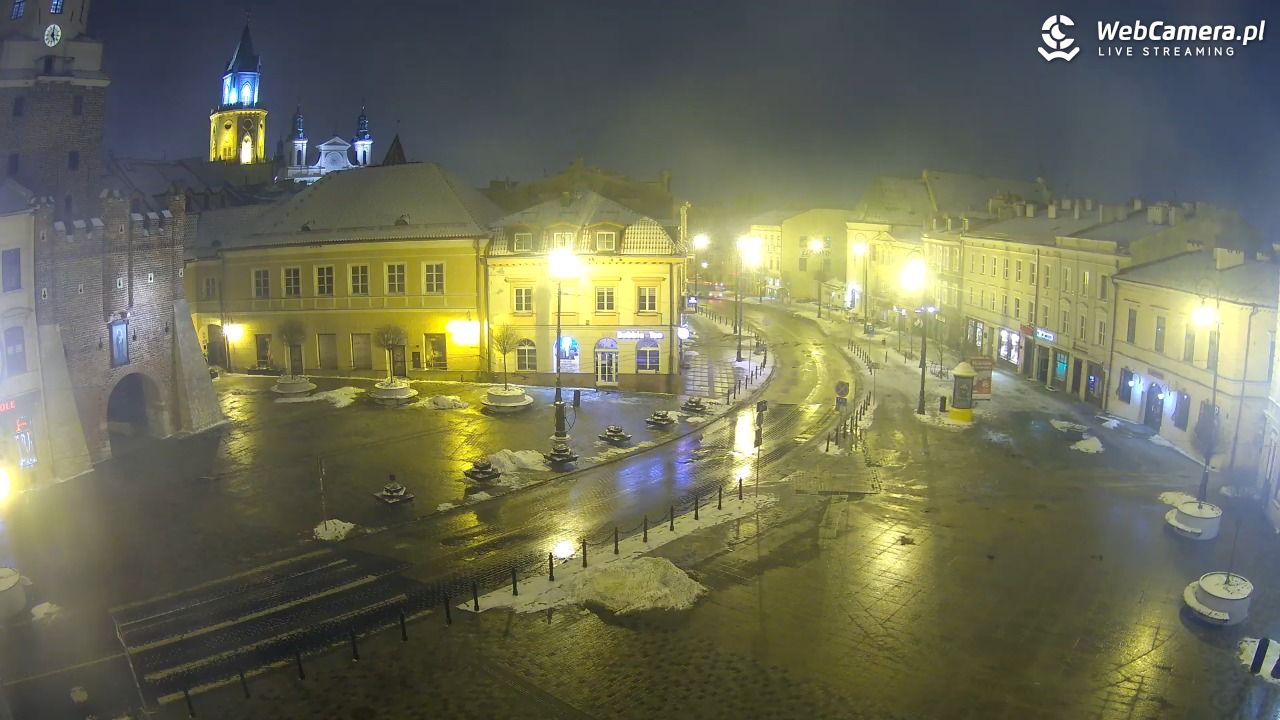 LUBLIN - widok na Bramę Krakowską - 18 luty 2026, 05:01