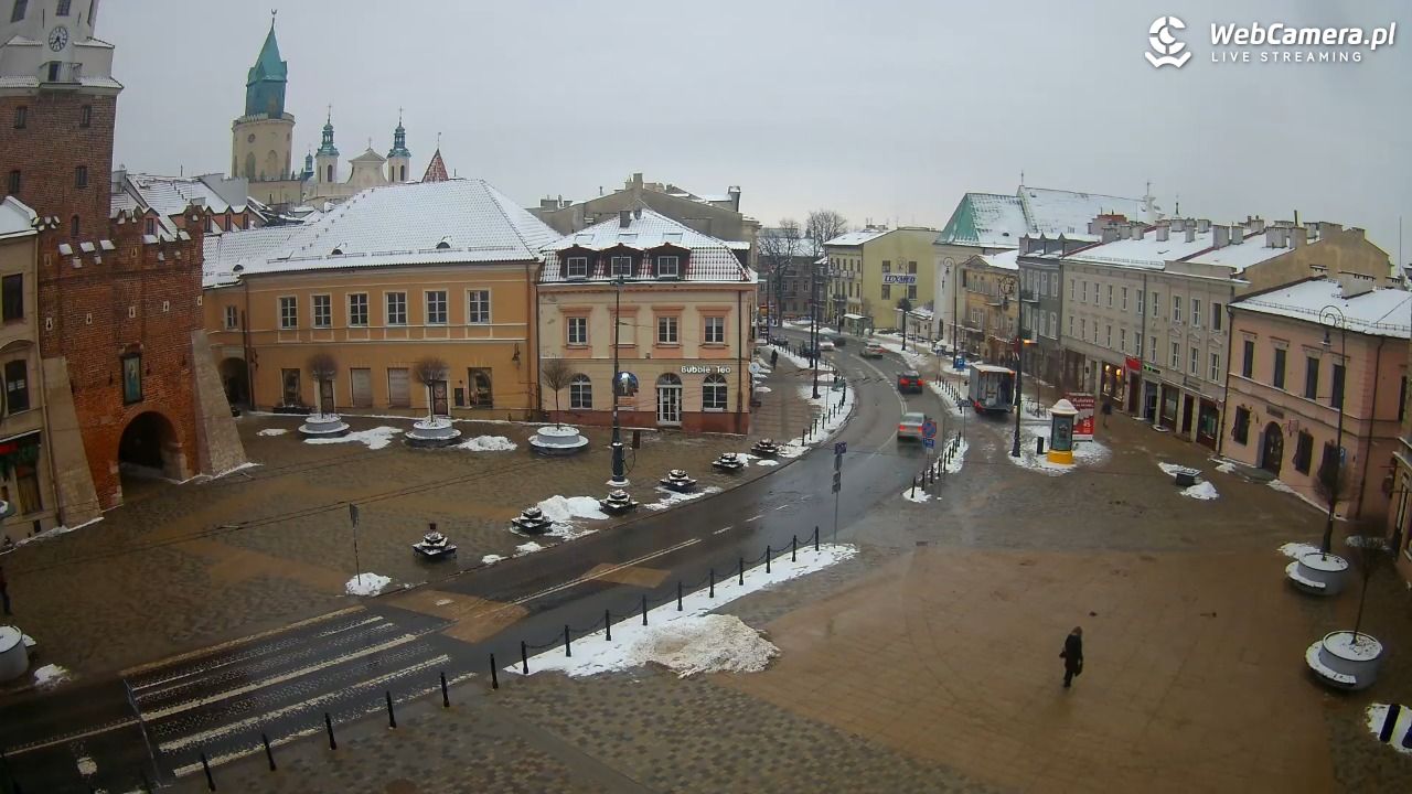 LUBLIN - widok na Bramę Krakowską - 18 luty 2026, 07:25
