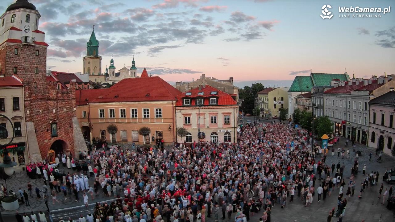 LUBLIN - widok na Bramę Krakowską - 03 lipiec 2026, 20:38