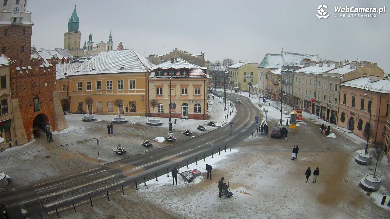LUBLIN - widok na Bramę Krakowską - 15 luty 2026, 14:02