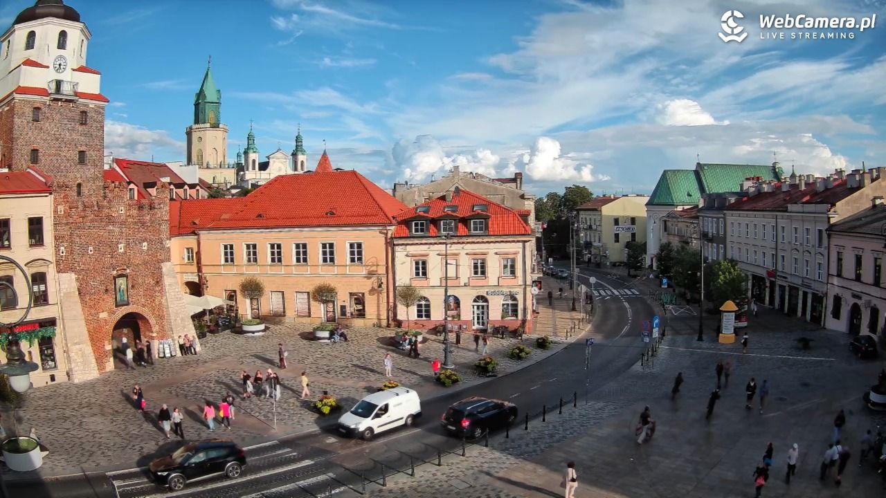 LUBLIN - widok na Bramę Krakowską - 18 sierpień 2026, 17:36