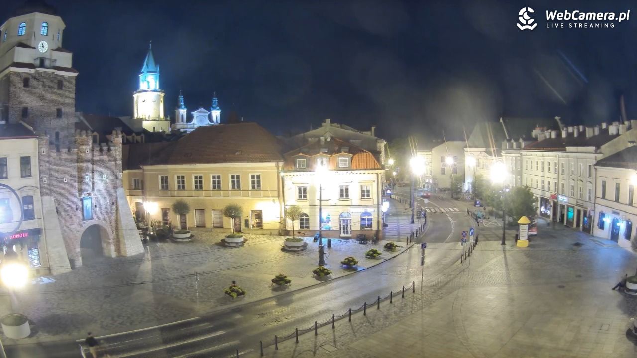 LUBLIN - widok na Bramę Krakowską - 17 sierpień 2026, 22:57