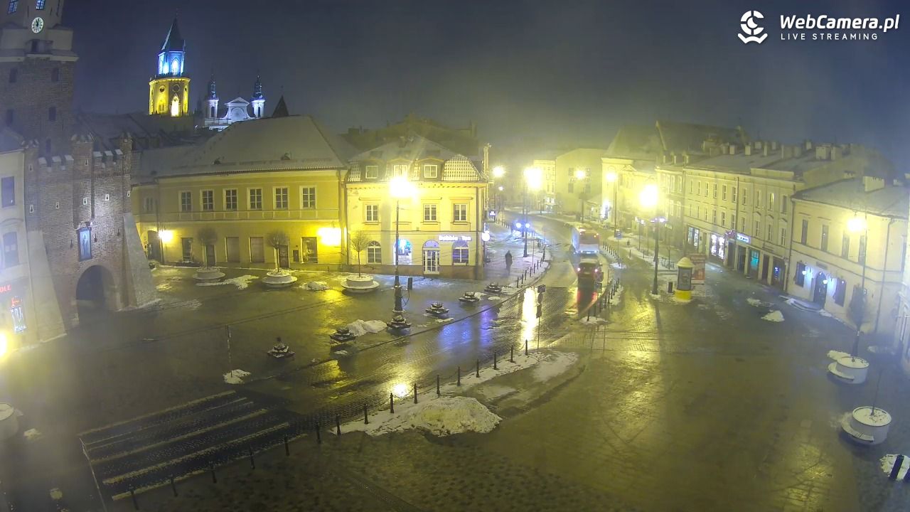 LUBLIN - widok na Bramę Krakowską - 18 luty 2026, 23:01