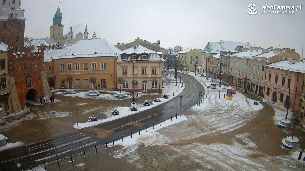 LUBLIN - widok na Bramę Krakowską - 17 luty 2026, 08:18