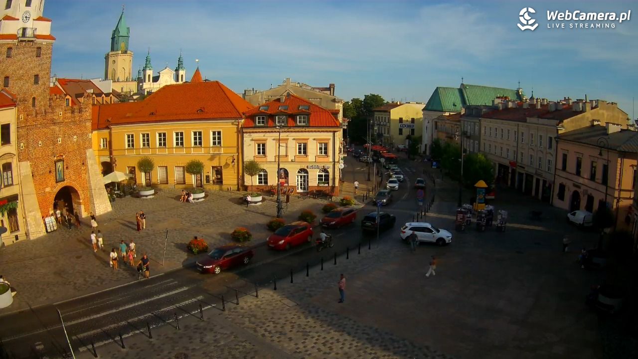 LUBLIN - widok na Bramę Krakowską - 28 sierpień 2025, 17:17