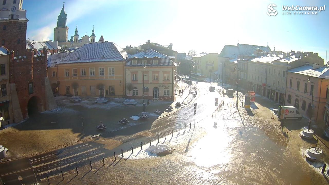LUBLIN - widok na Bramę Krakowską - 16 luty 2026, 10:02