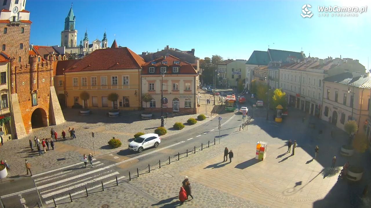 LUBLIN - widok na Bramę Krakowską - 20 październik 2025, 13:00