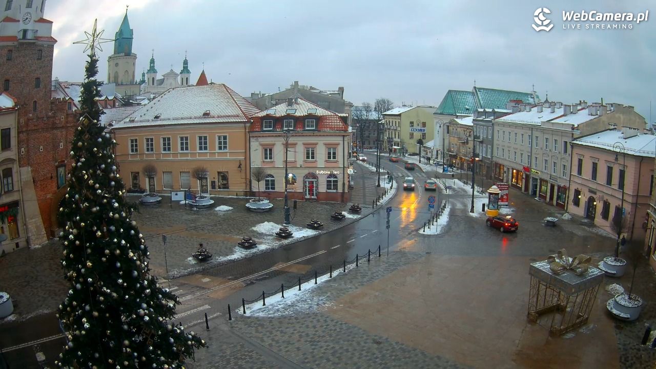 LUBLIN - widok na Bramę Krakowską - 31 grudzień 2025, 07:40