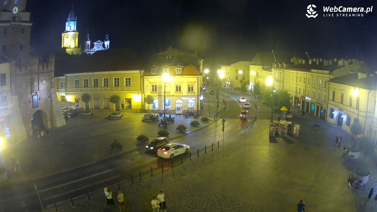 LUBLIN - widok na Bramę Krakowską - 28 sierpień 2025, 20:56