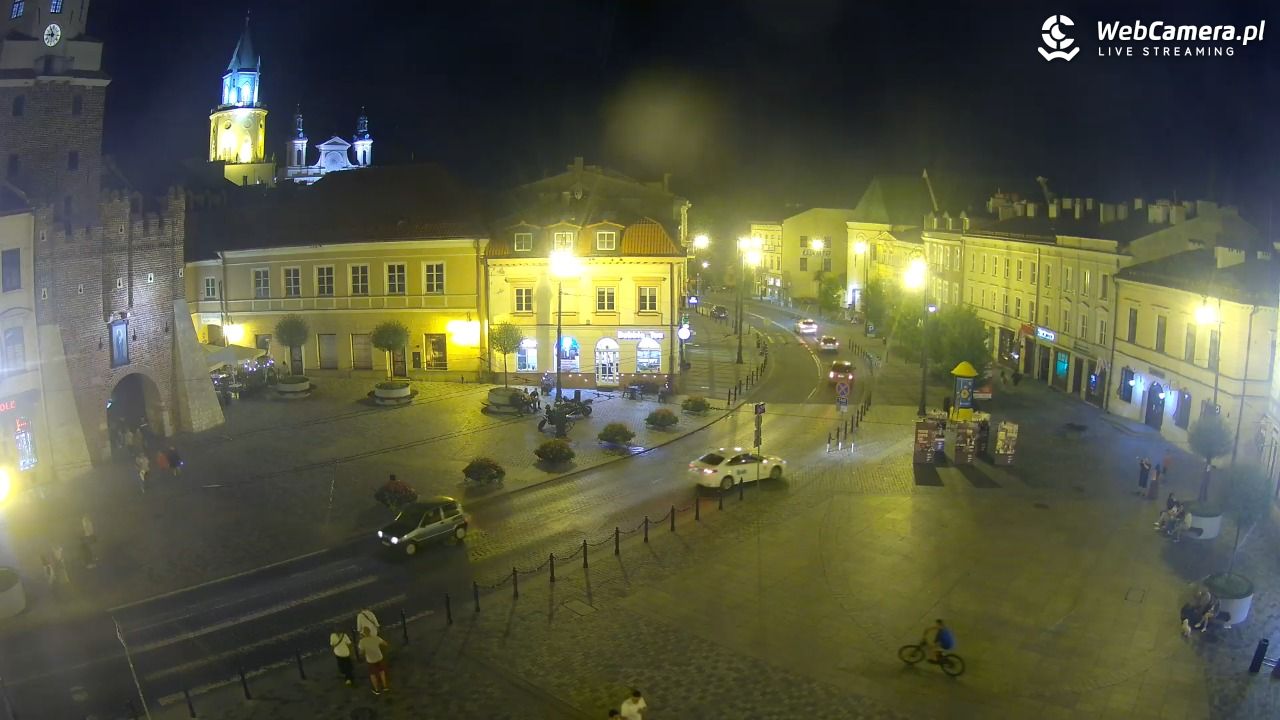 LUBLIN - widok na Bramę Krakowską - 28 sierpień 2025, 20:56