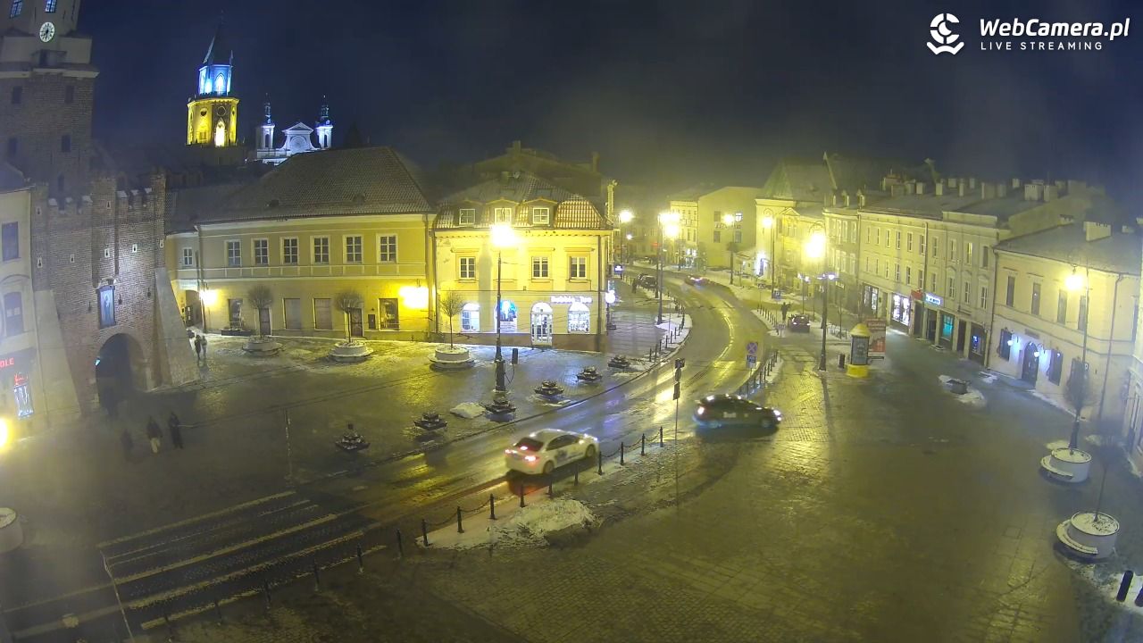 LUBLIN - widok na Bramę Krakowską - 16 luty 2026, 19:31
