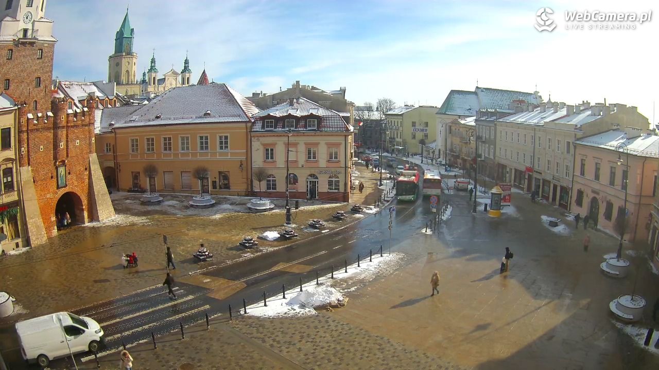 LUBLIN - widok na Bramę Krakowską - 16 luty 2026, 12:55