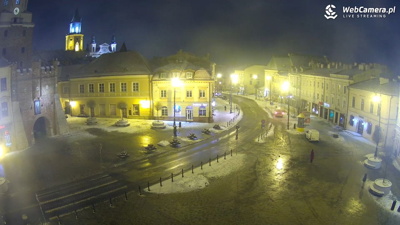 LUBLIN - widok na Bramę Krakowską - 15 luty 2026, 21:29