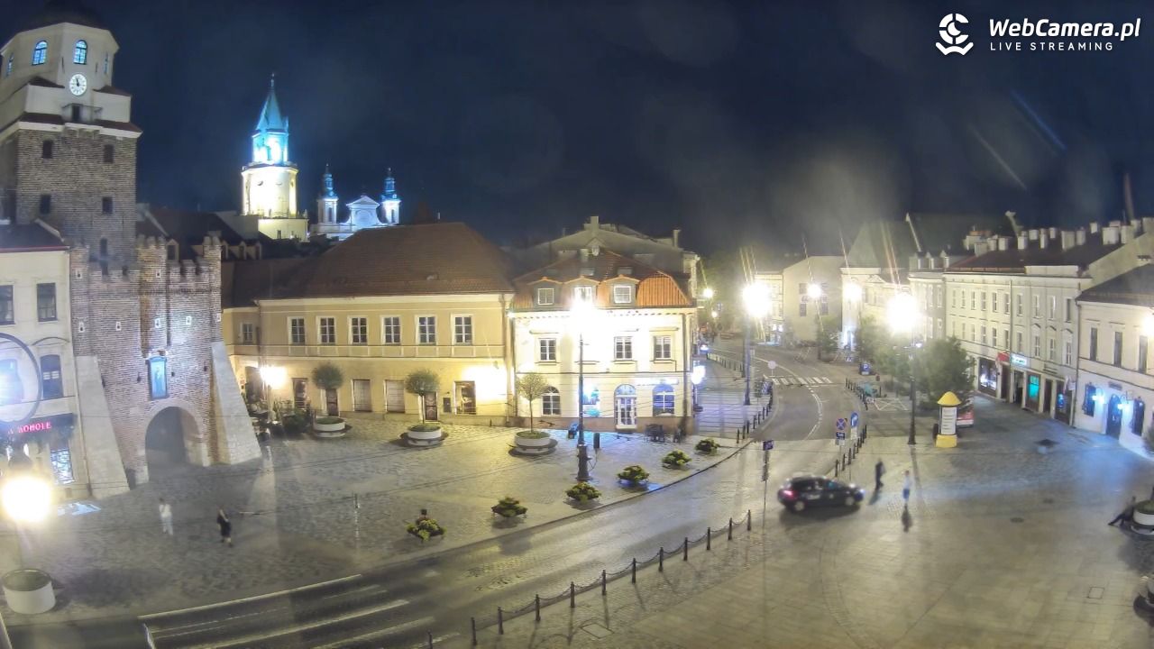 LUBLIN - widok na Bramę Krakowską - 17 sierpień 2026, 22:56