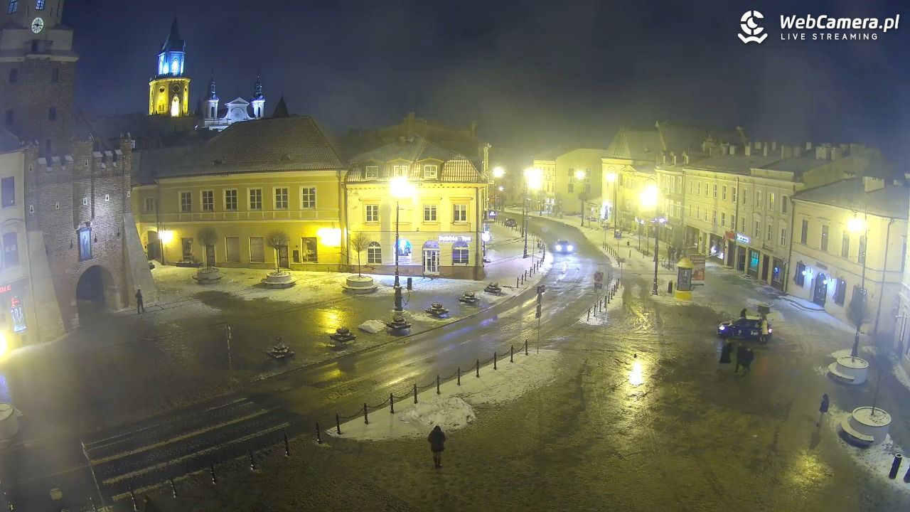 LUBLIN - widok na Bramę Krakowską - 15 luty 2026, 21:17
