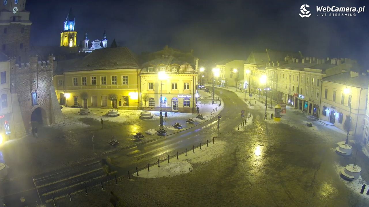 LUBLIN - widok na Bramę Krakowską - 15 luty 2026, 21:58