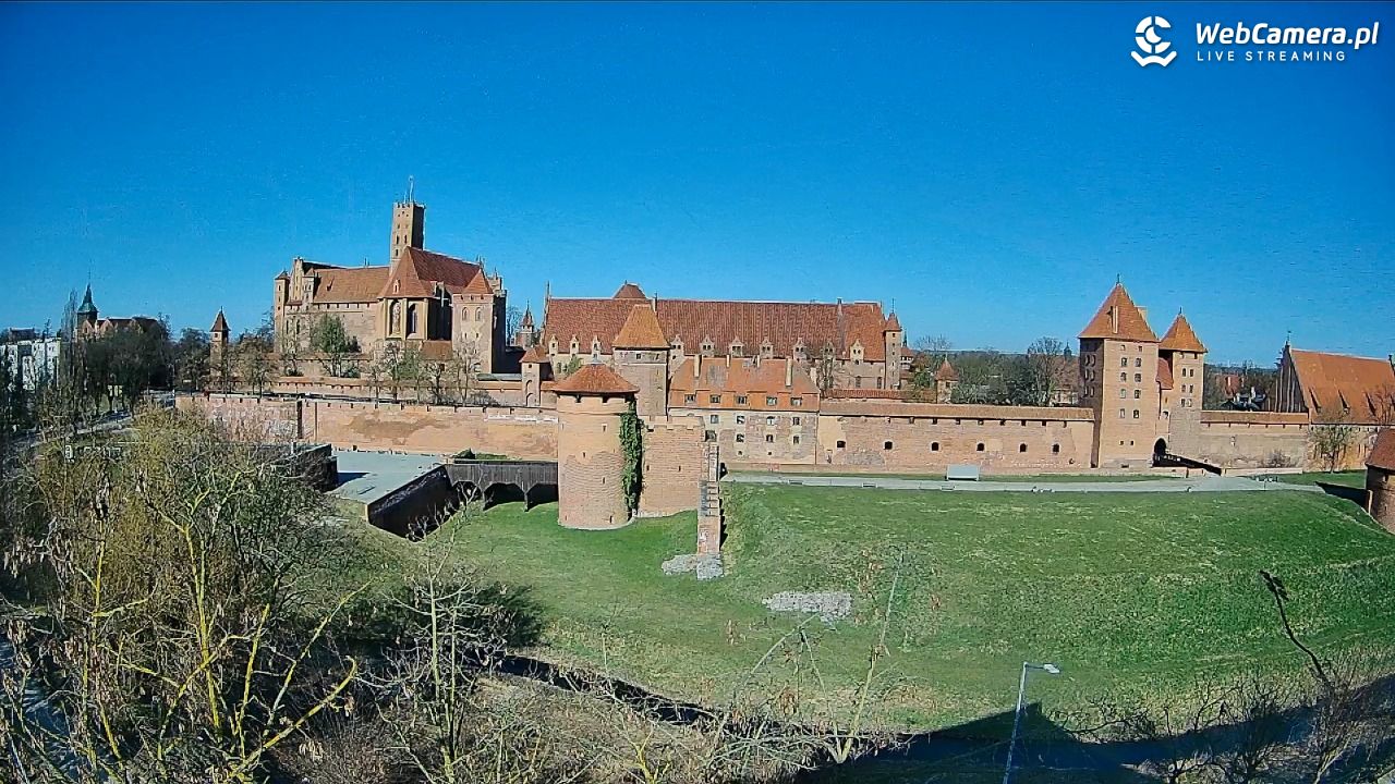 Malbork - widok na Zamek Krzyżacki - 27 marzec 2026, 09:07