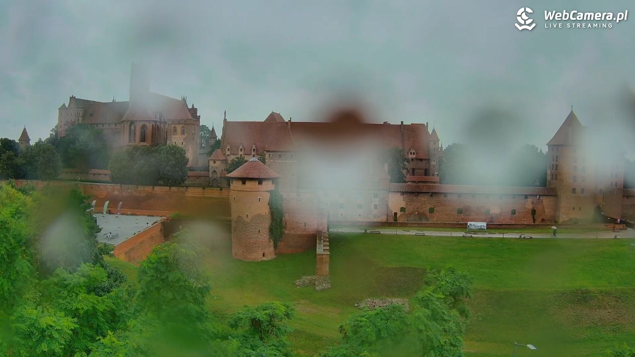 Malbork - widok na Zamek Krzyżacki - 16 lipiec 2025, 18:53