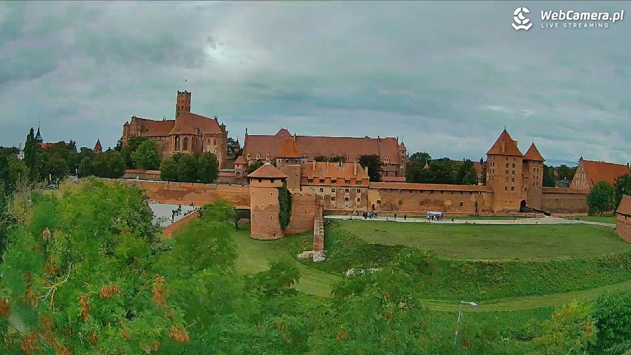 Malbork - widok na Zamek Krzyżacki - 25 wresień 2026, 13:04