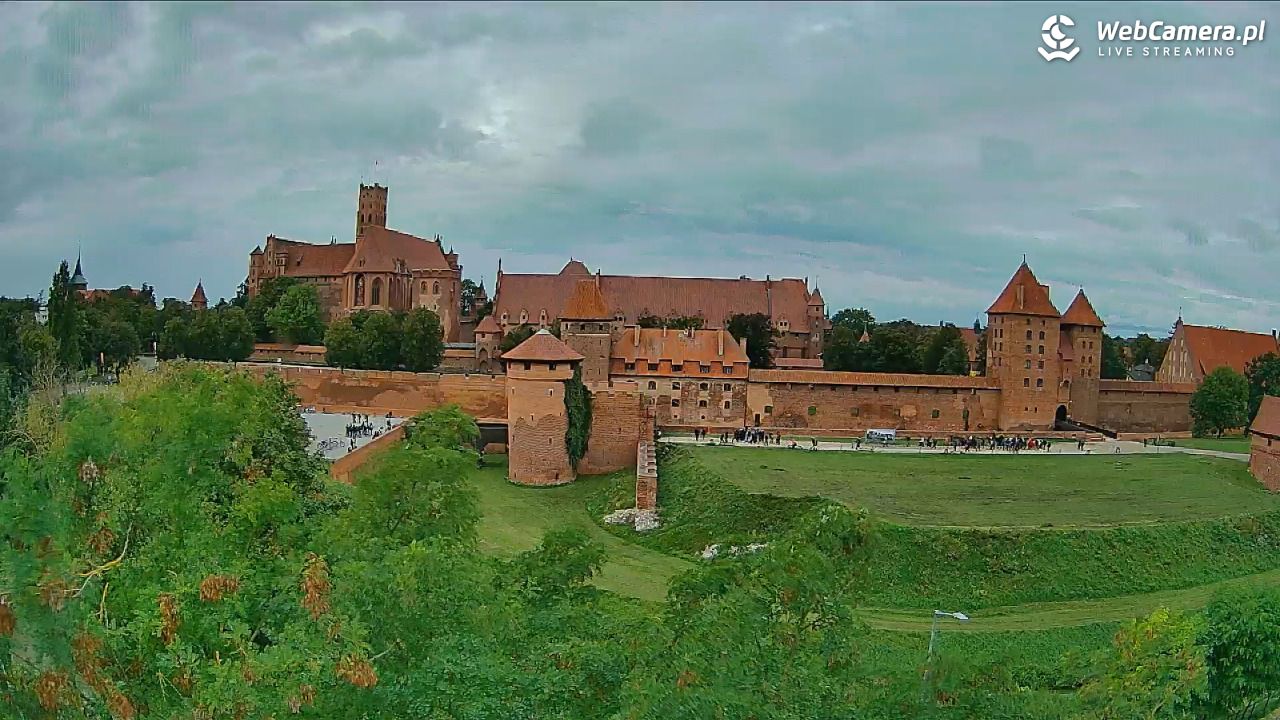 Malbork - widok na Zamek Krzyżacki - 25 wresień 2026, 13:01