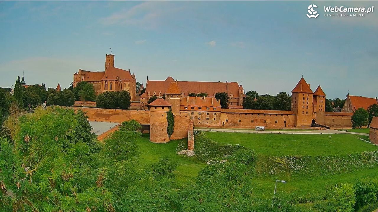 Malbork - widok na Zamek Krzyżacki - 06 sierpień 2026, 08:00