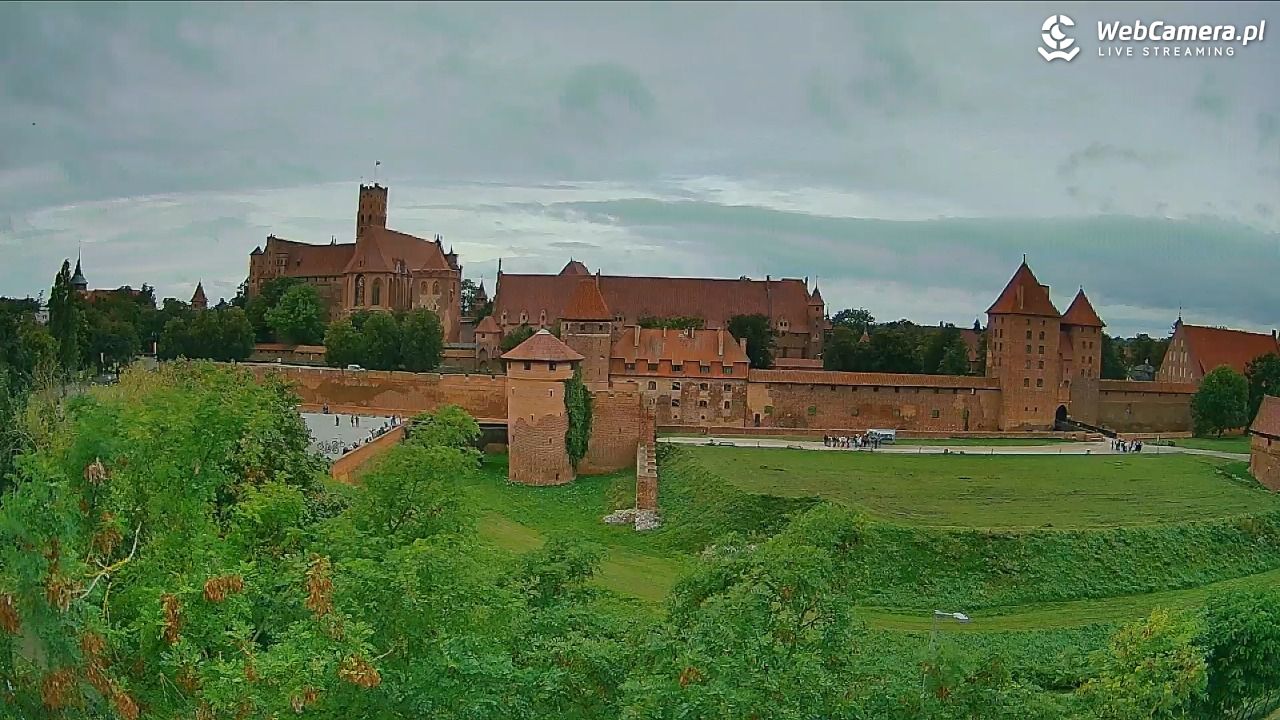 Malbork - widok na Zamek Krzyżacki - 25 wresień 2026, 11:11