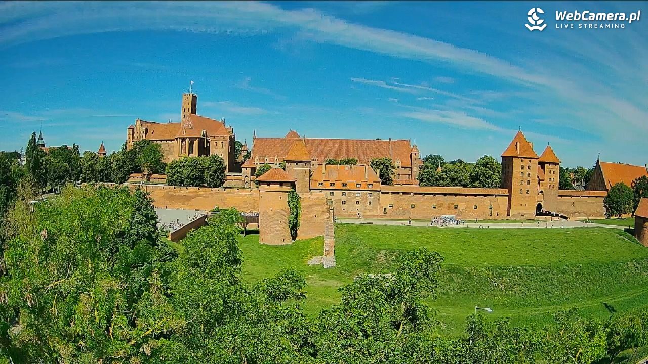 Malbork - widok na Zamek Krzyżacki - 24 czerwiec 2026, 10:34