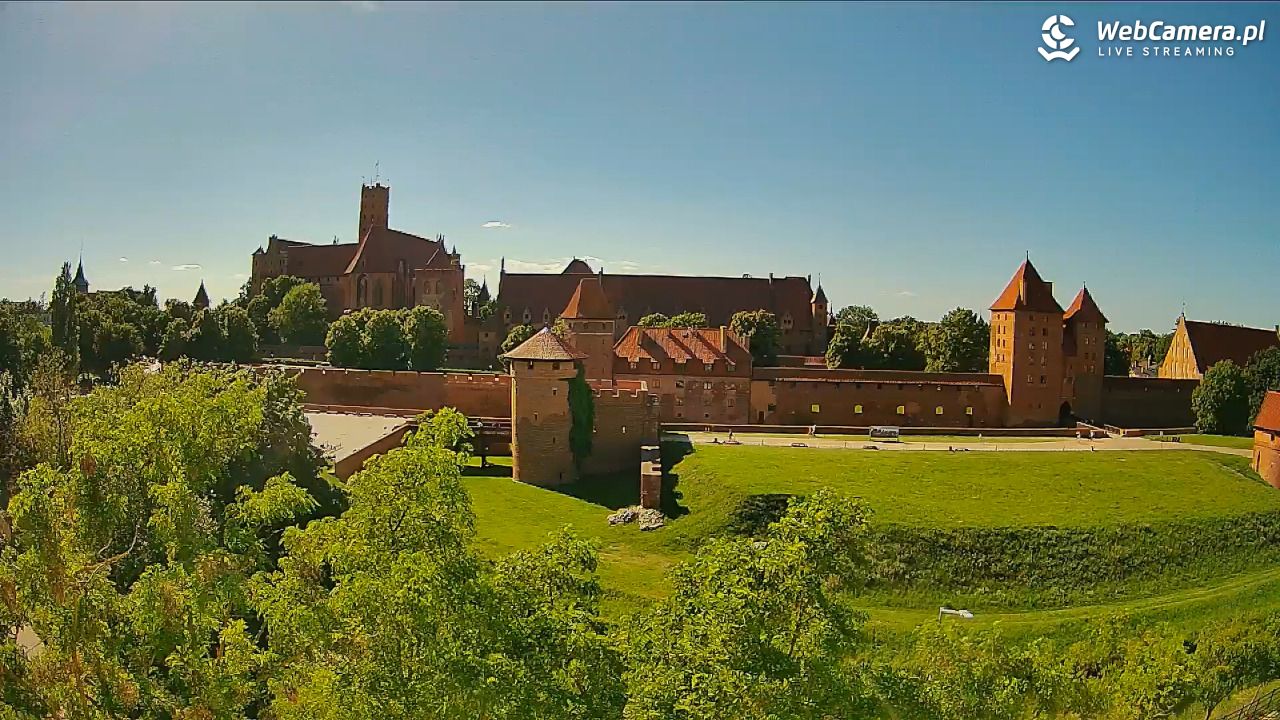 Malbork - widok na Zamek Krzyżacki - 24 czerwiec 2026, 16:29