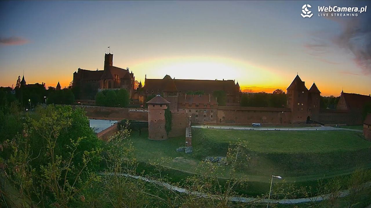 Malbork - widok na Zamek Krzyżacki - 09 maj 2026, 20:54