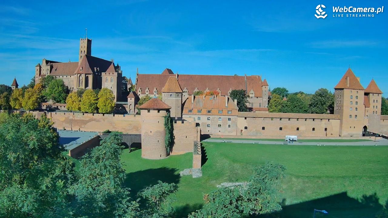 Malbork - widok na Zamek Krzyżacki - 13 październik 2025, 10:05