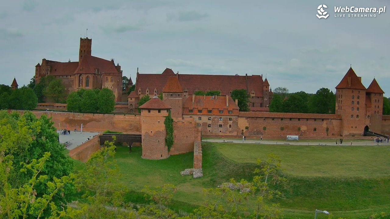 Malbork - widok na Zamek Krzyżacki - 14 maj 2025, 11:43