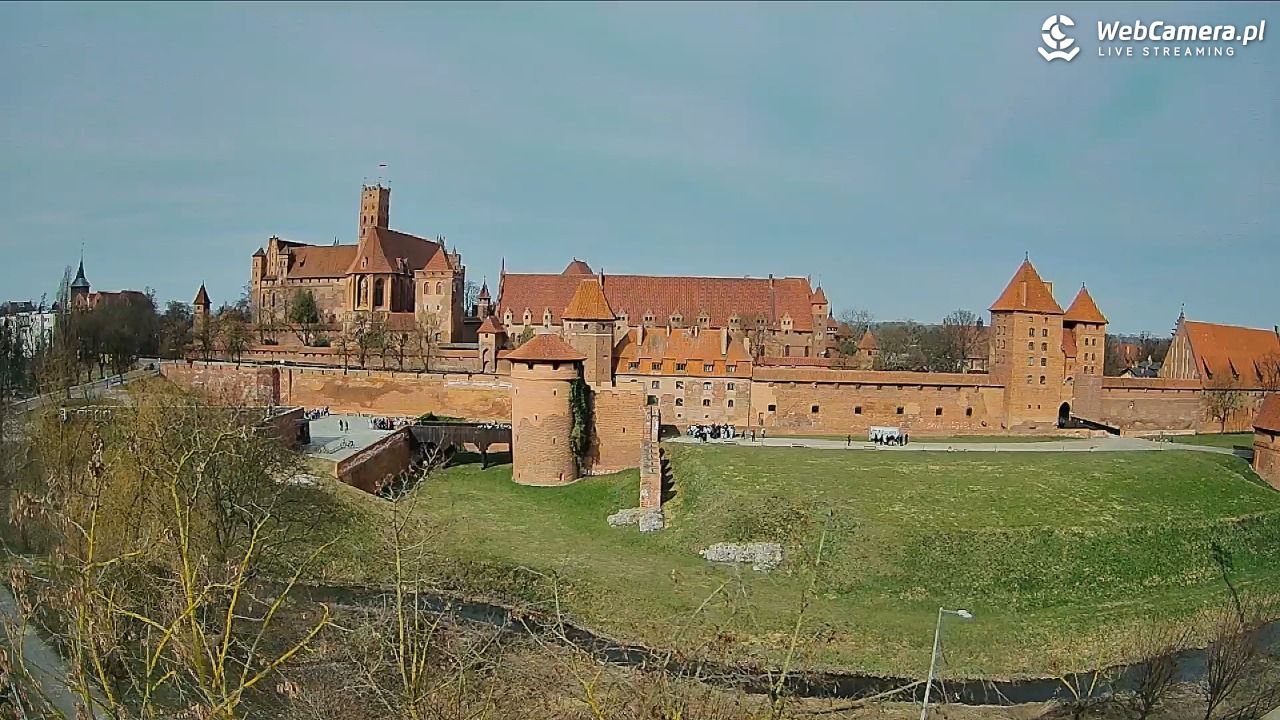 Malbork - widok na Zamek Krzyżacki - 25 marzec 2026, 10:09