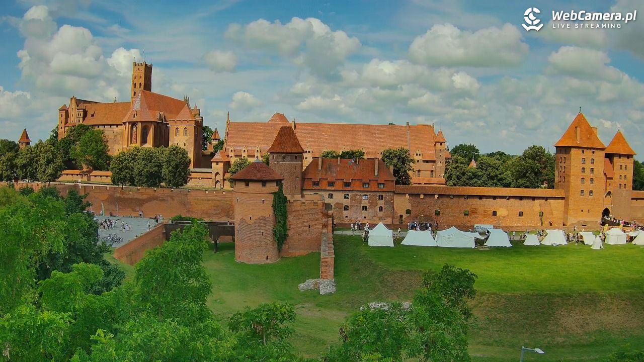 Malbork - widok na Zamek Krzyżacki - 18 lipiec 2025, 11:18
