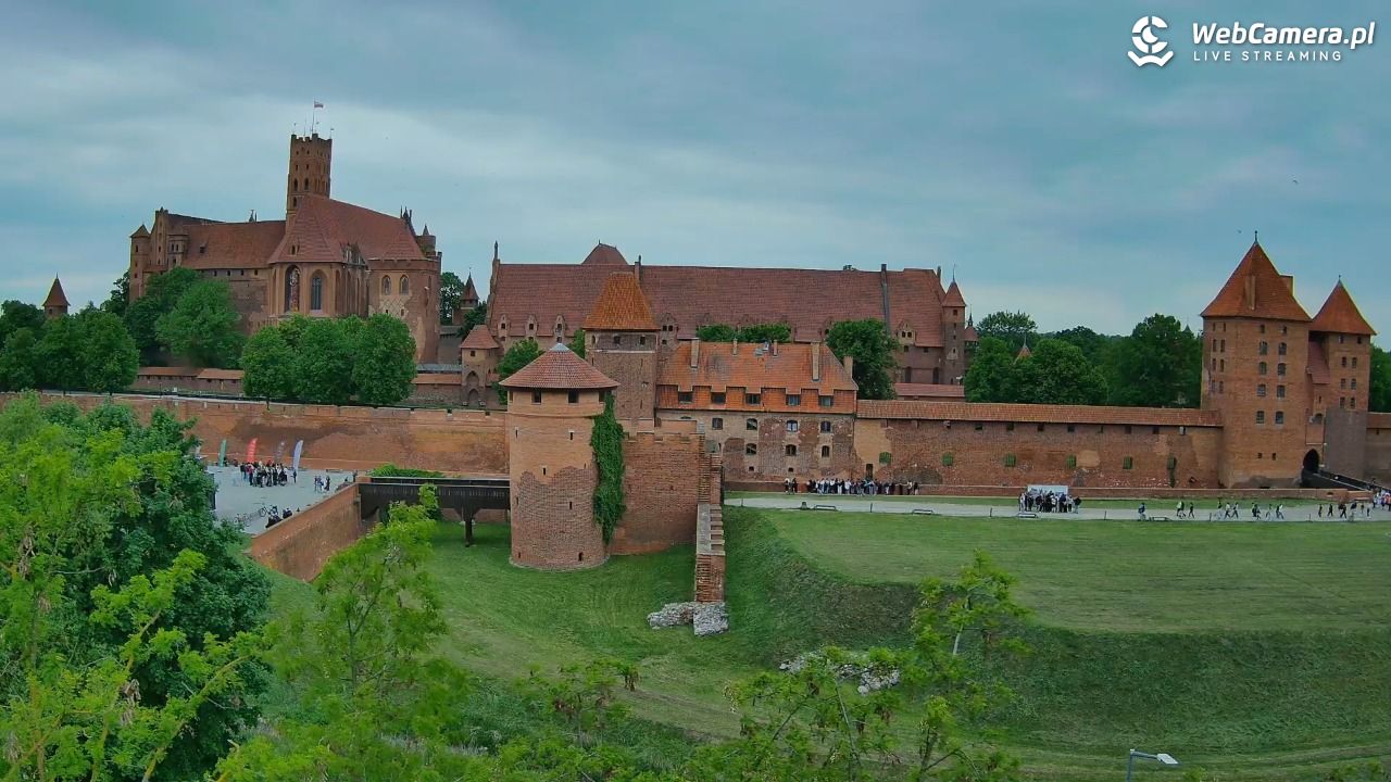 Malbork - widok na Zamek Krzyżacki - 28 maj 2025, 15:00