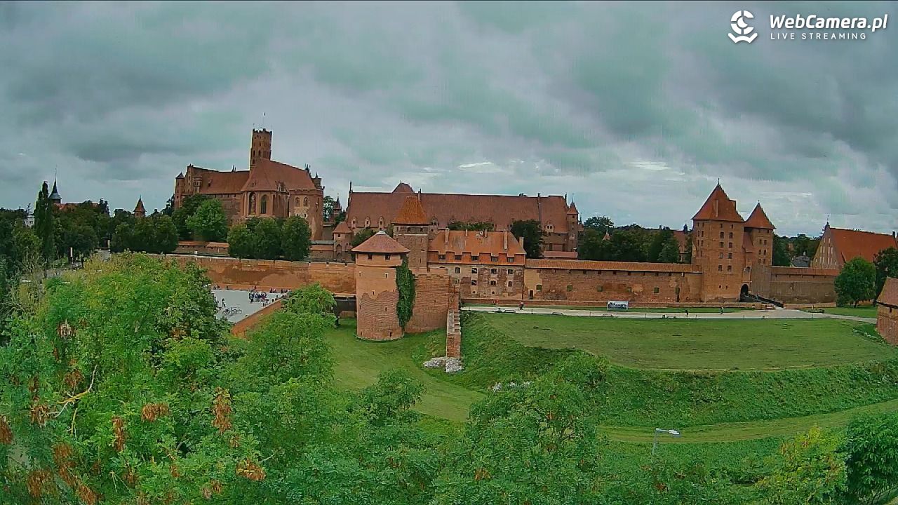 Malbork - widok na Zamek Krzyżacki - 25 wresień 2026, 12:33