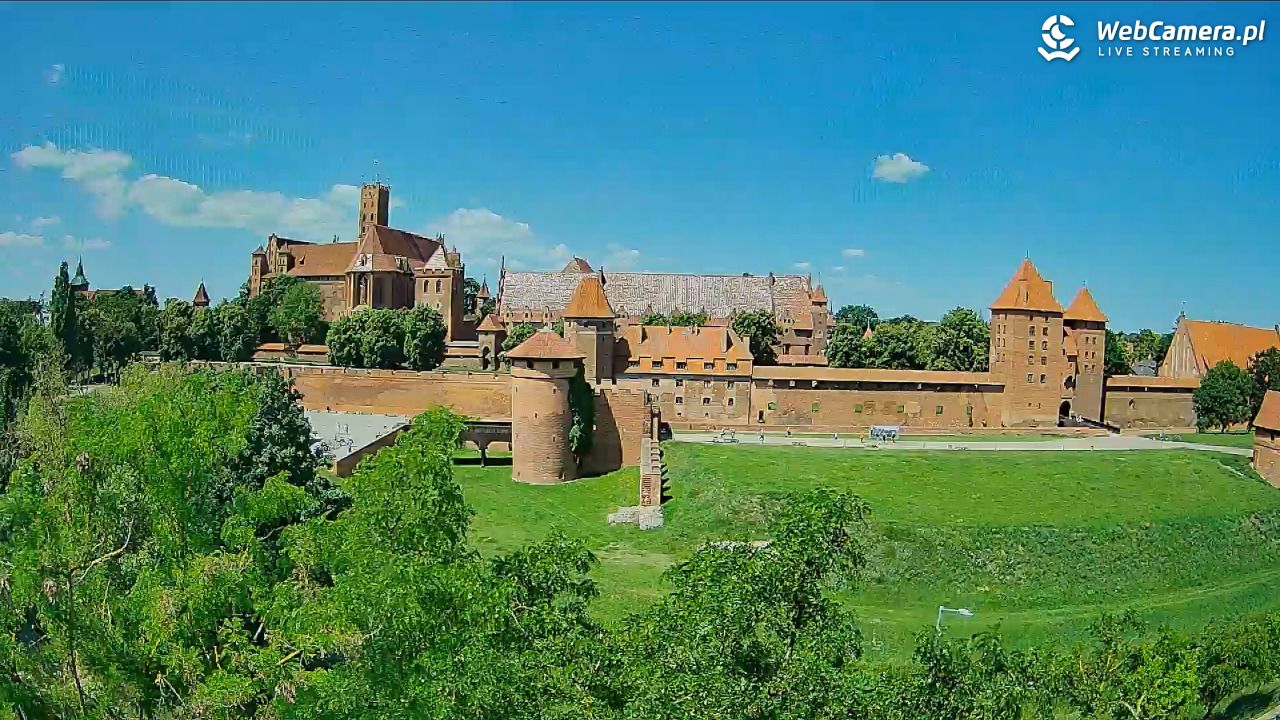 Malbork - widok na Zamek Krzyżacki - 25 czerwiec 2026, 12:26