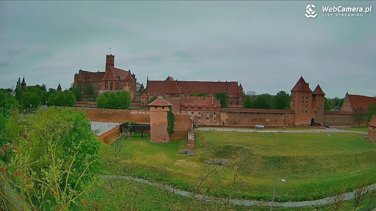 Malbork - widok na Zamek Krzyżacki - 06 maj 2026, 11:55