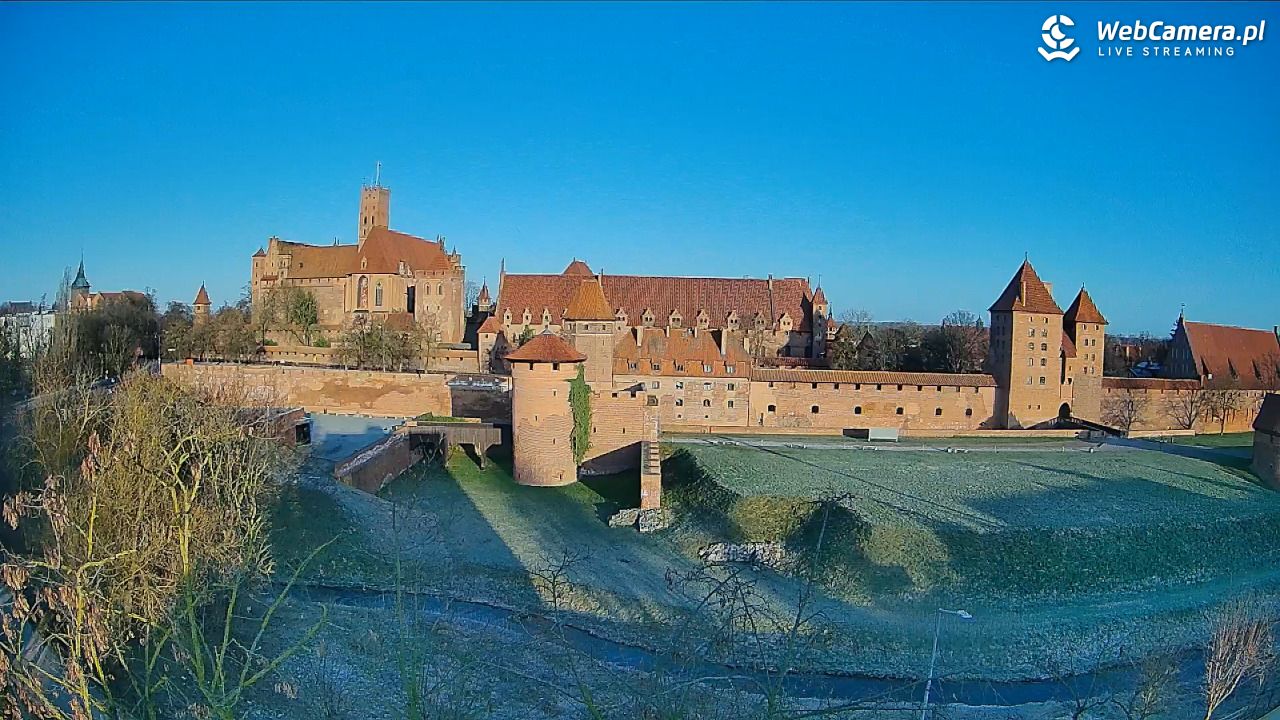 Malbork - widok na Zamek Krzyżacki - 27 marzec 2026, 06:36