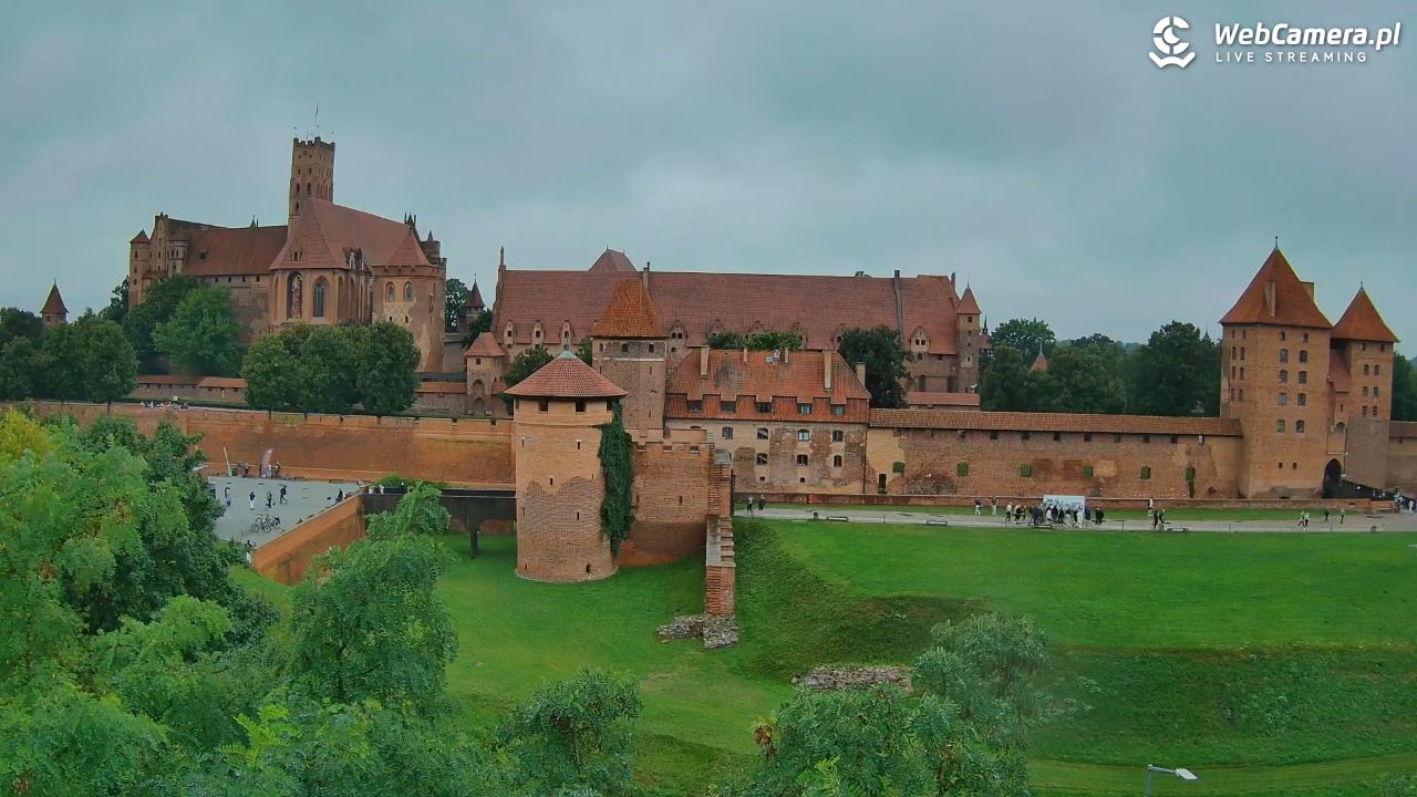 Malbork - widok na Zamek Krzyżacki - 30 sierpień 2025, 10:34